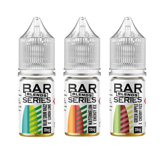 BAR SERIES BLENDS 10ML NIC SALT 3 FOR 3 for £10 or 10 for £30