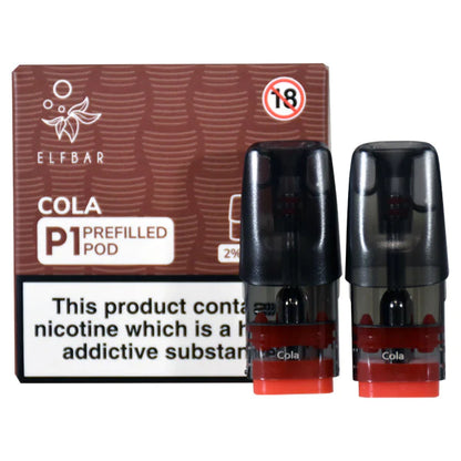 ELF BAR MATE PRE FILLED PODS 20MG NIC SALT E LIQUID