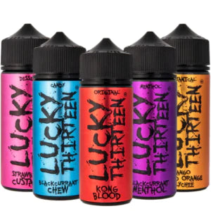 LUCKY THIRTEEN 100ML SHORT FILL E-LIQUID