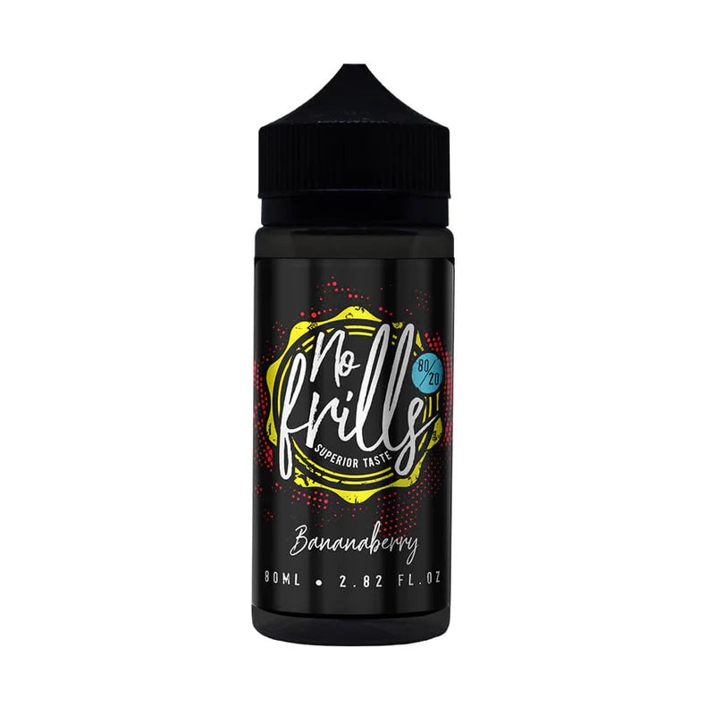 NO FRILLS 80ML SHORT FILL E-LIQUID IN 80/20