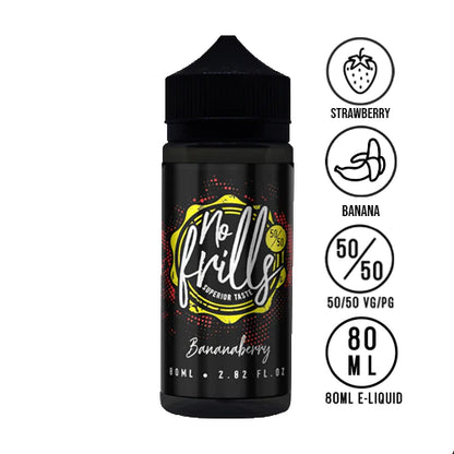 NO FRILLS 80ML SHORT FILL E-LIQUID IN 80/20