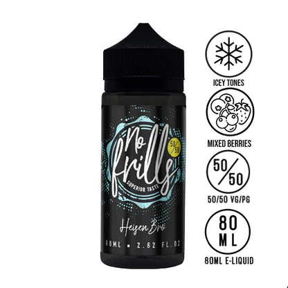 NO FRILLS 80ML SHORT FILL E-LIQUID IN 80/20