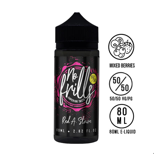 NO FRILLS 80ML SHORT FILL E-LIQUID IN 80/20