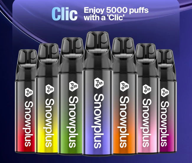 SNOWCLIC 5000 PUFF UK LEGAL DISPOSABLE