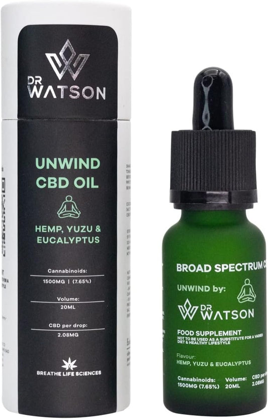 DR WATSON UNWIND CBD OIL 1500MG