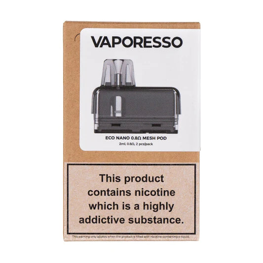 VAPORESSO ECO NANO XL PODS .8 OHM