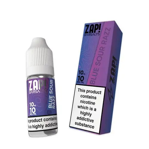 ZAP E LIQUIDS 10ML BAR NIC SALTS