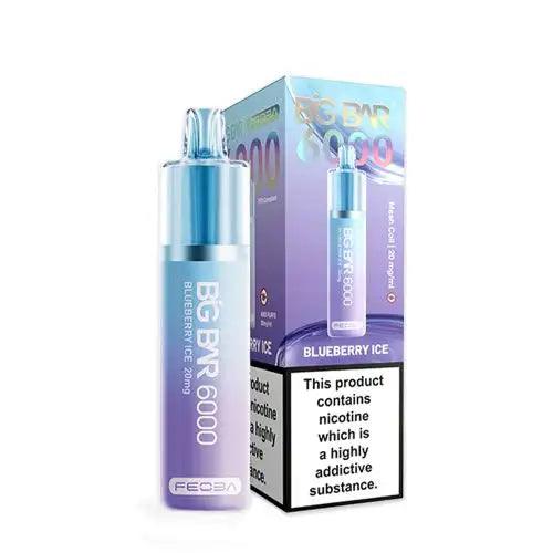 FEOBA BIG BAR - TPD 6000  PUFF UK LEGAL DISPOSABLE 2 FOR £25!