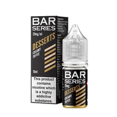 BAR SERIES 10ML NIC SALT DESSERTS RANGE 3 FOR £10 or 10 FOR £30