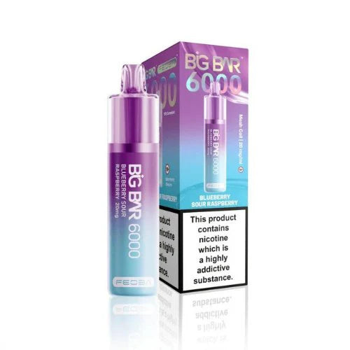 FEOBA BIG BAR - TPD 6000  PUFF UK LEGAL DISPOSABLE 2 FOR £25!