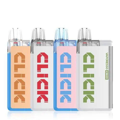 VAPORESSO COSS CLICK - up to 6000 PUFF RECHARGEABLE DISPOSABLE 2 FOR £25