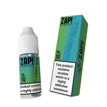 ZAP E LIQUIDS 10ML BAR NIC SALTS