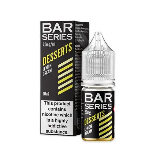 BAR SERIES 10ML NIC SALT DESSERTS RANGE 3 FOR £10 or 10 FOR £30