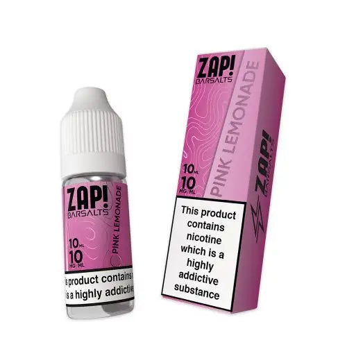 ZAP E LIQUIDS 10ML BAR NIC SALTS