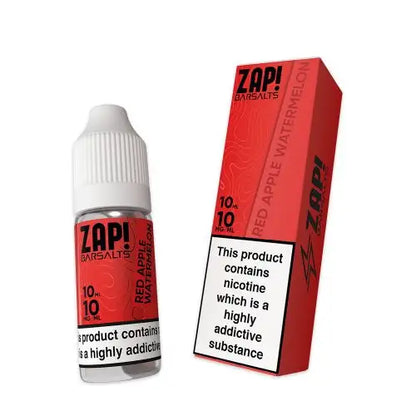 ZAP E LIQUIDS 10ML BAR NIC SALTS