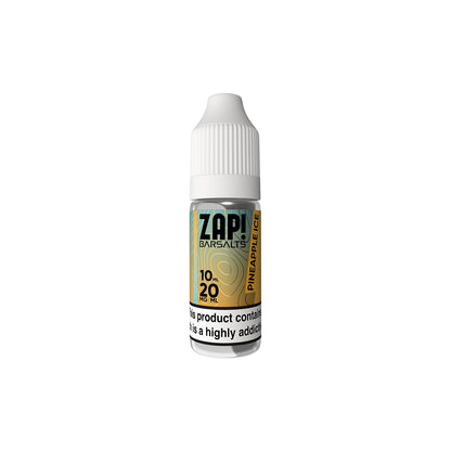 ZAP E LIQUIDS 10ML BAR NIC SALTS